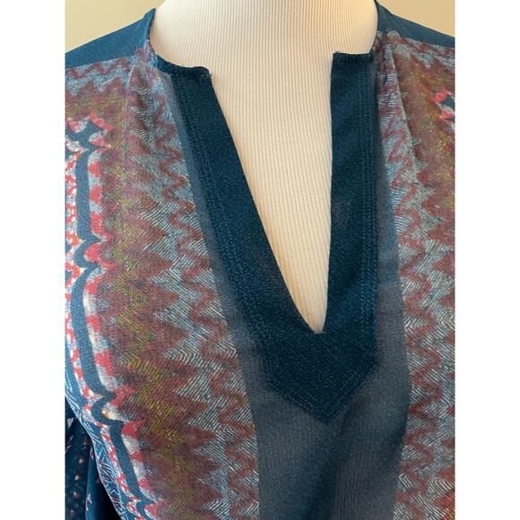 BCBG Sheer Poncho Leather Belt Size XS - Picture 3 of 8